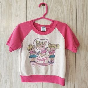 Vintage 80s JCPenney JUMP! Kids Top Toddletime 4T